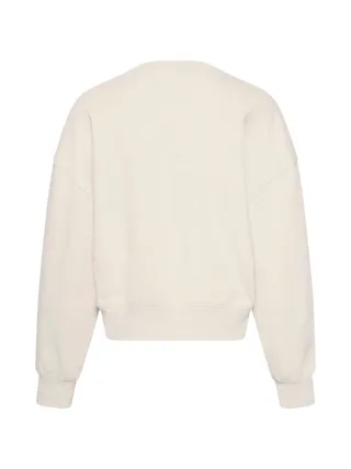 Sweat Écru Femme Calvin Klein Jeans French 2