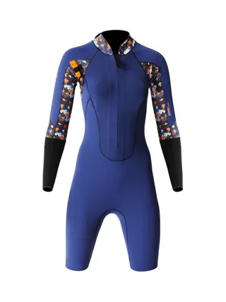 Combinaison de Surf 2/2 Shorty Marine Mixte Ocean Step Dual Zip 1
