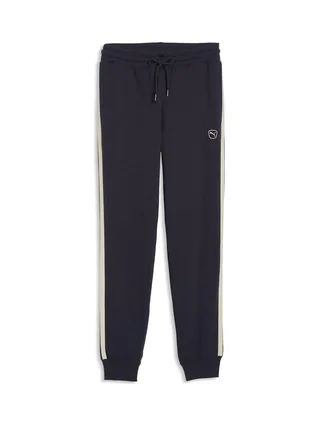 Pantalon de Survêtement Bleu Marine Femme Puma Elevated 1