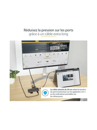 StarTech.com 115B-USBC-MULTIPORT laptop dock/port replicator 15