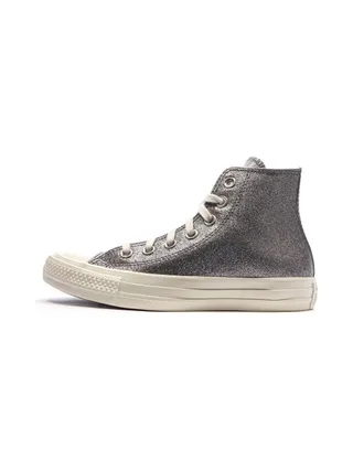 Baskets Grises à paillettes Femme Converse Chuck Taylor All Star 2