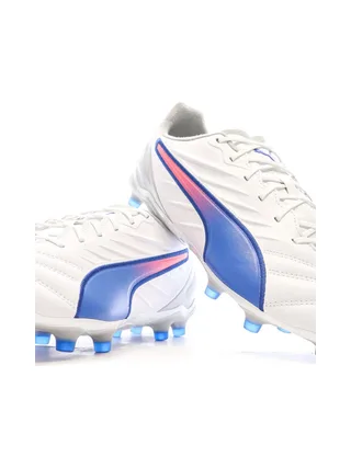 Chaussures de football Blanches/Bleu Homme Puma King Pro 7