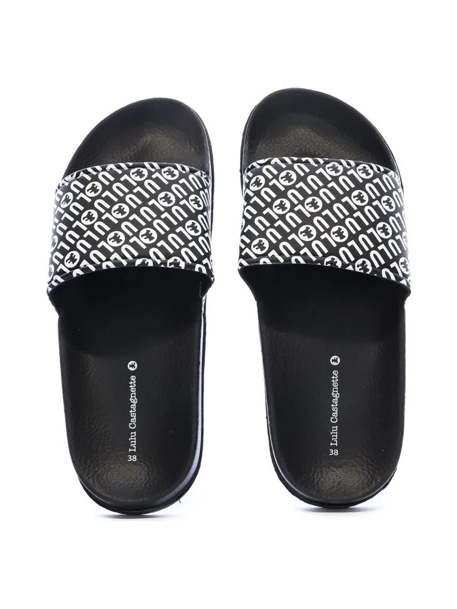 Claquettes Noir Femme Rose Lulu Castagnette Lydonie 4