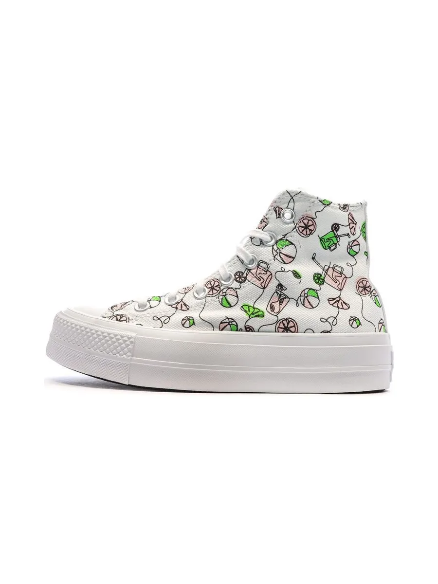 Baskets Blanches/Noires Femme Converse Lemonade 2
