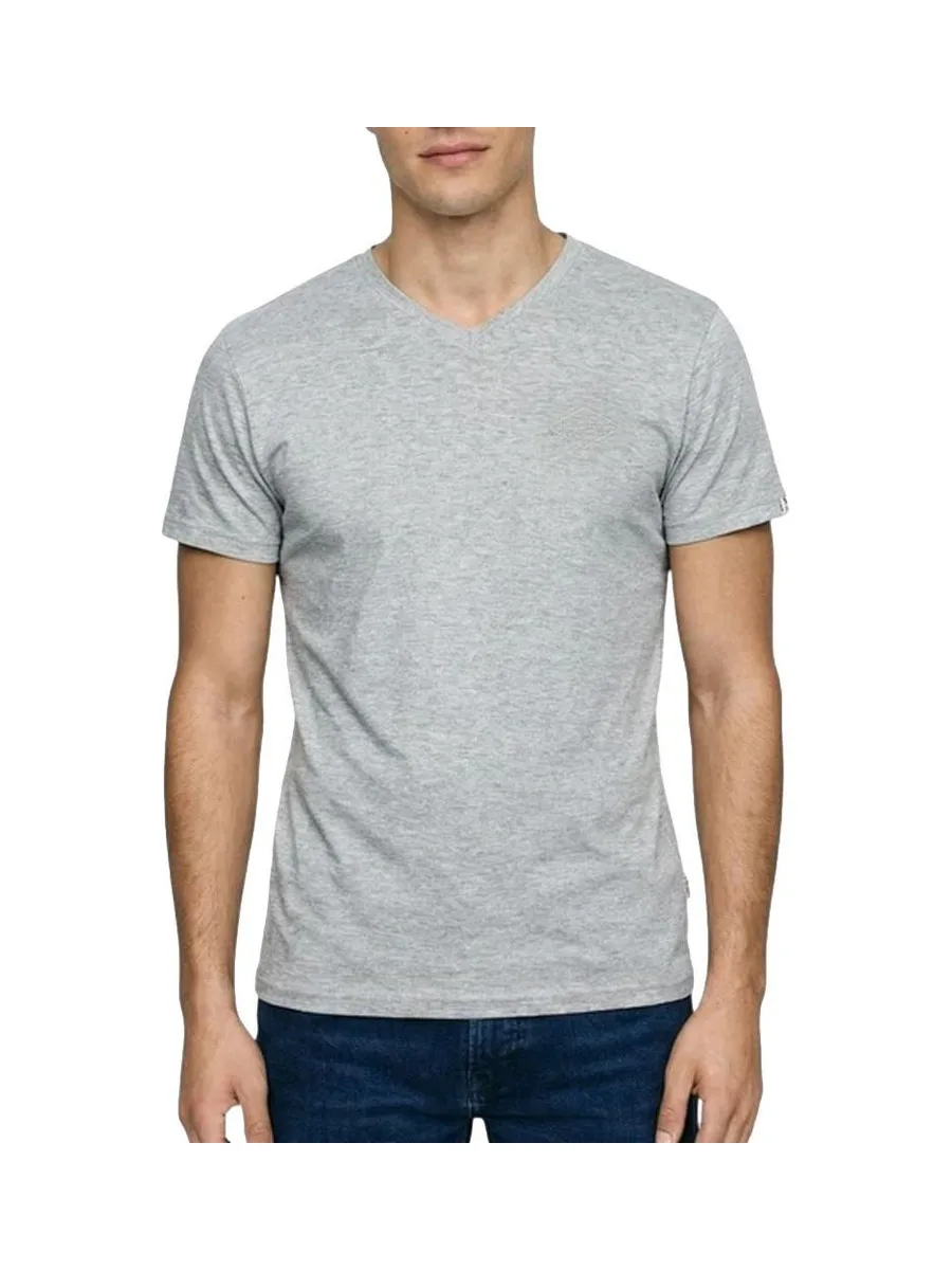 T-Shirt Gris Homme Lee Cooper GLC1986 2