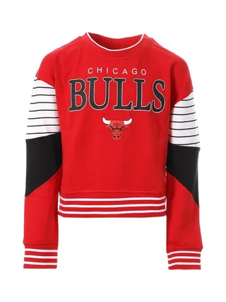 Sweat Rouge Fille NBA Chicago Bulls Cheer 1
