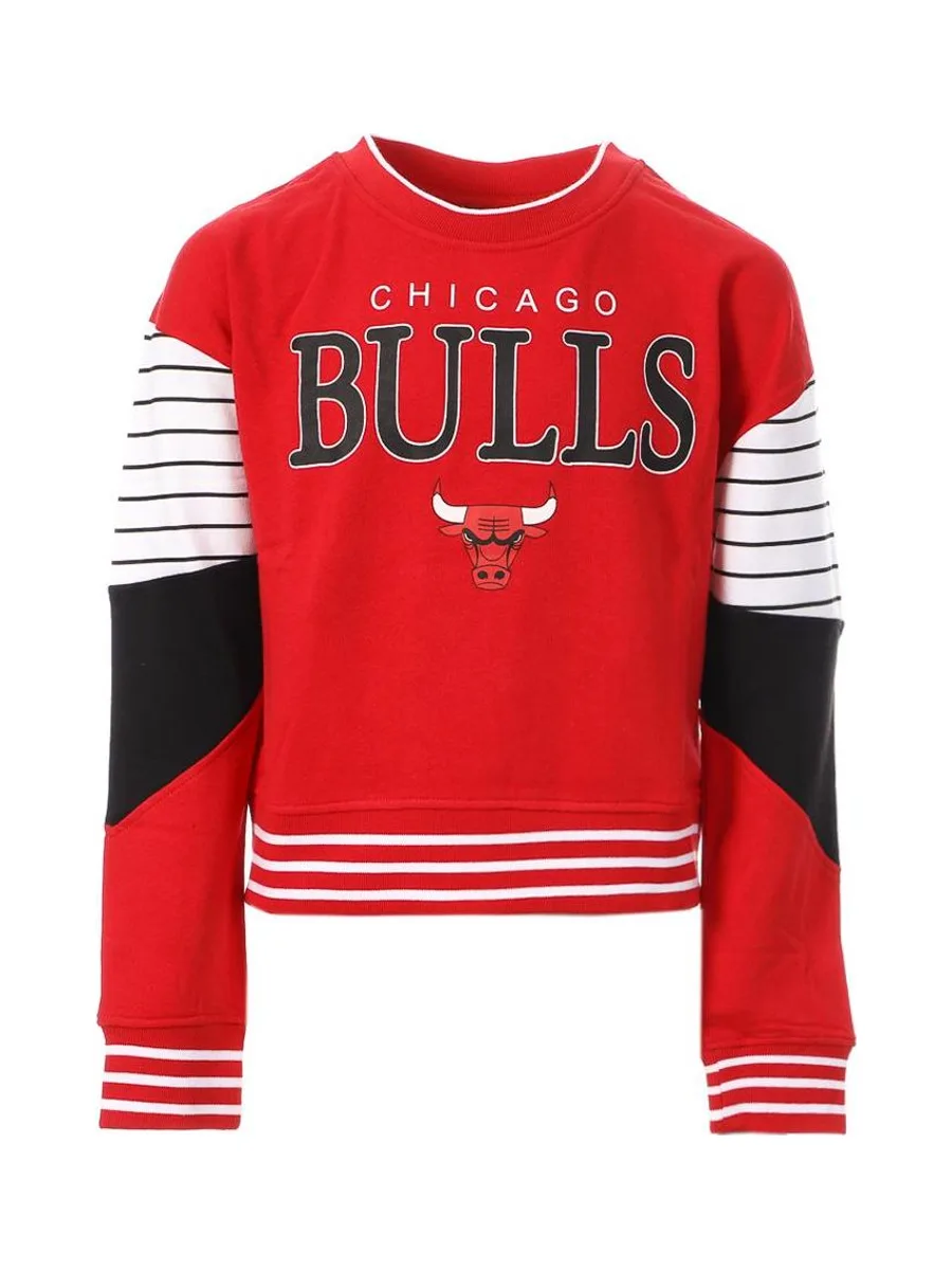 Sweat Rouge Fille NBA Chicago Bulls Cheer 2