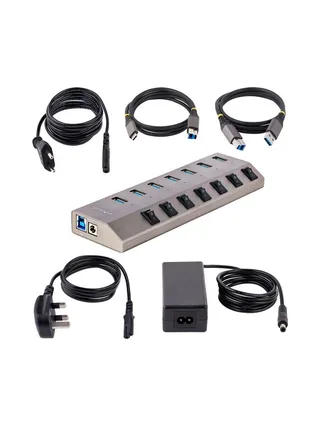Startech 7-Port Self-Powered USB-C Hub 7