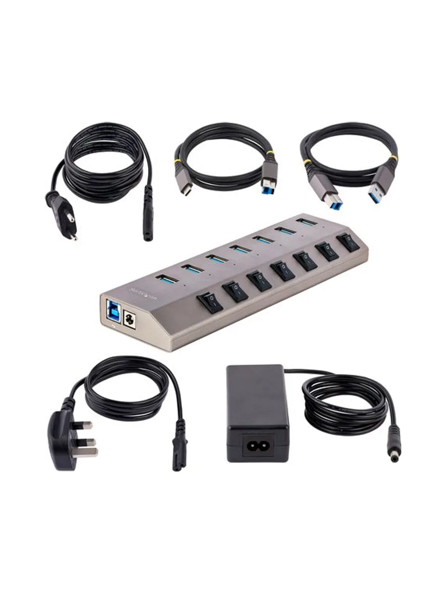 Startech 7-Port Self-Powered USB-C Hub 7