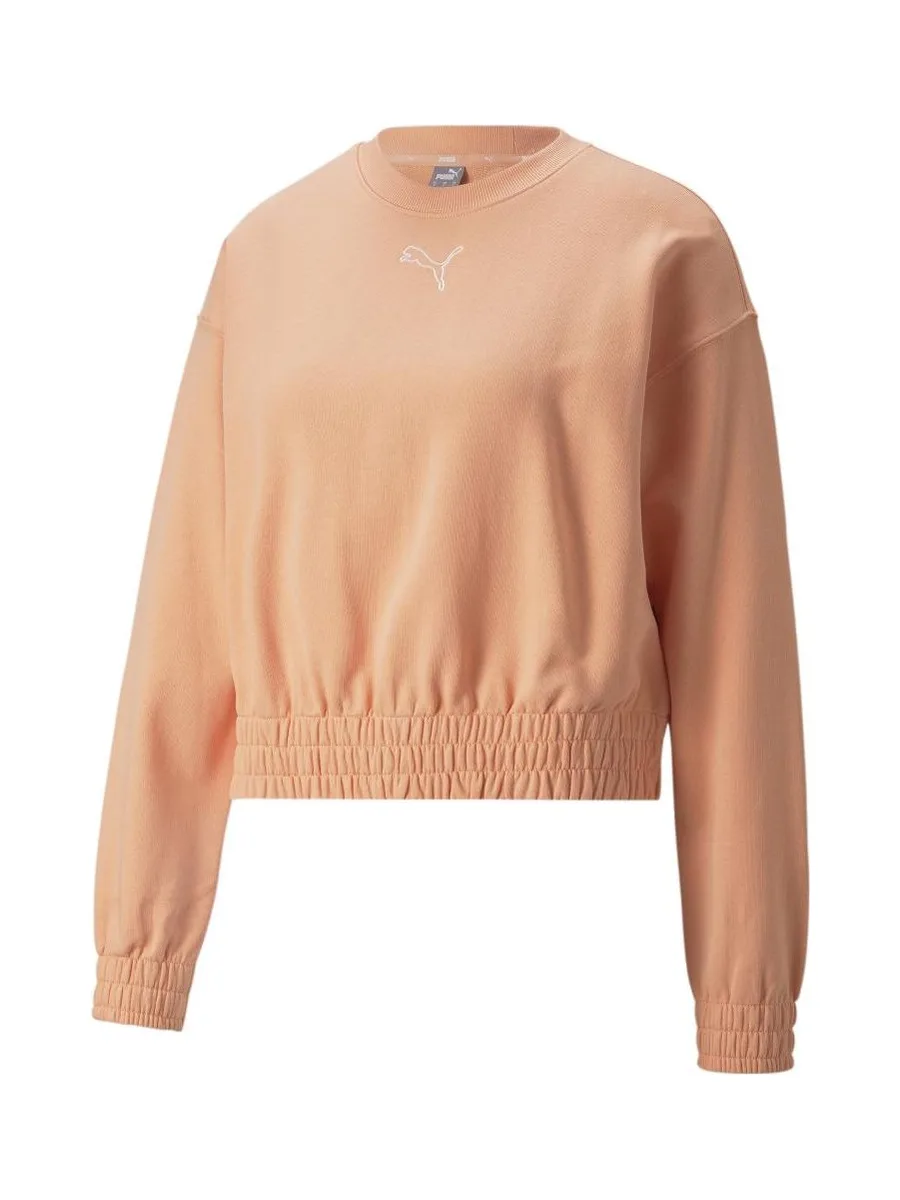 Sweat Corail Femme Puma W Her Crew 1