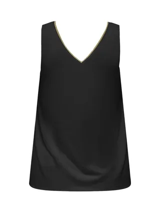 Débardeur Noir Femme JDY Lurex 2