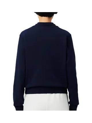 Sweat Marine Femme Lacoste Relaxed Fit Fleece 2