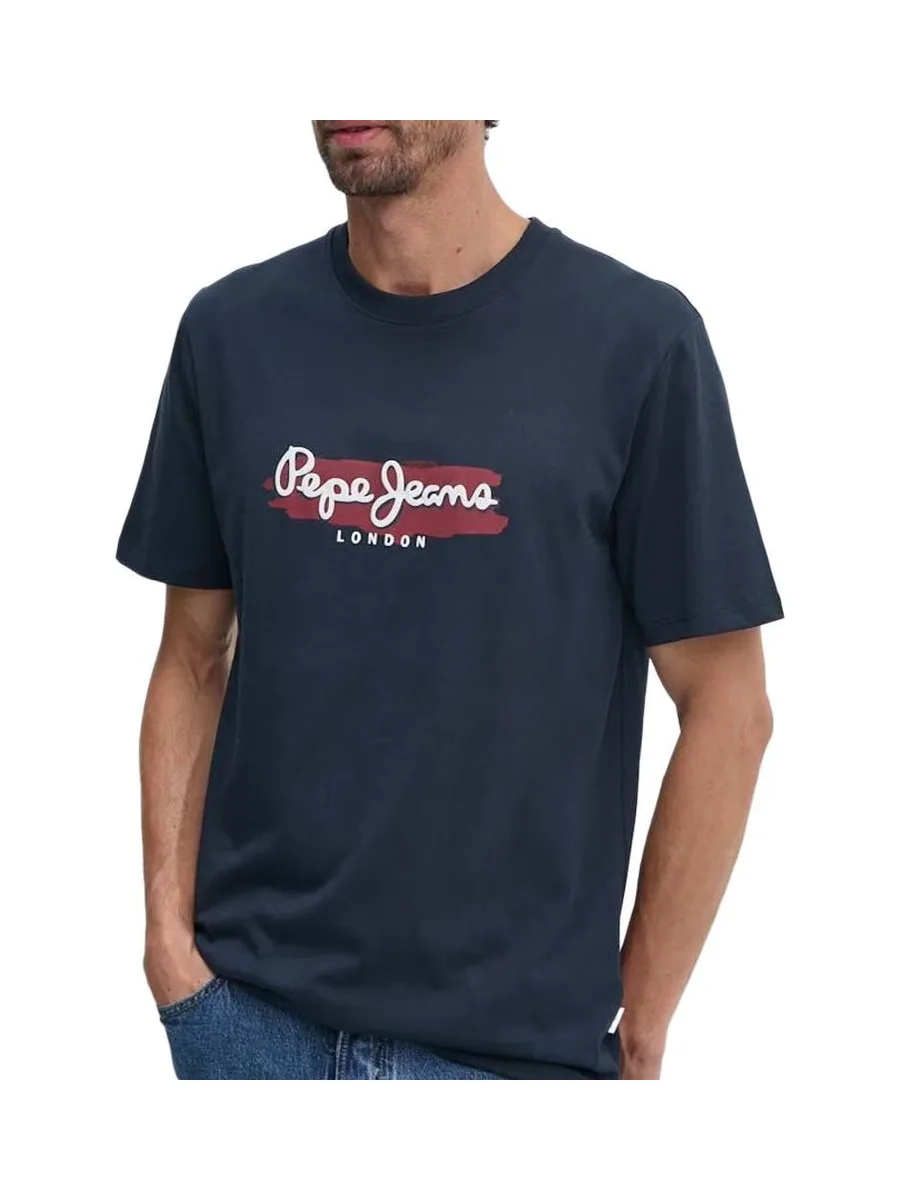 T-shirt Marine Homme Pepe Jeans Arsham 2
