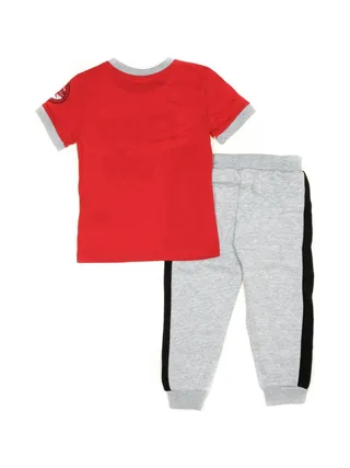 Ensemble Gris/Rouge Garçon Reebok 454 2