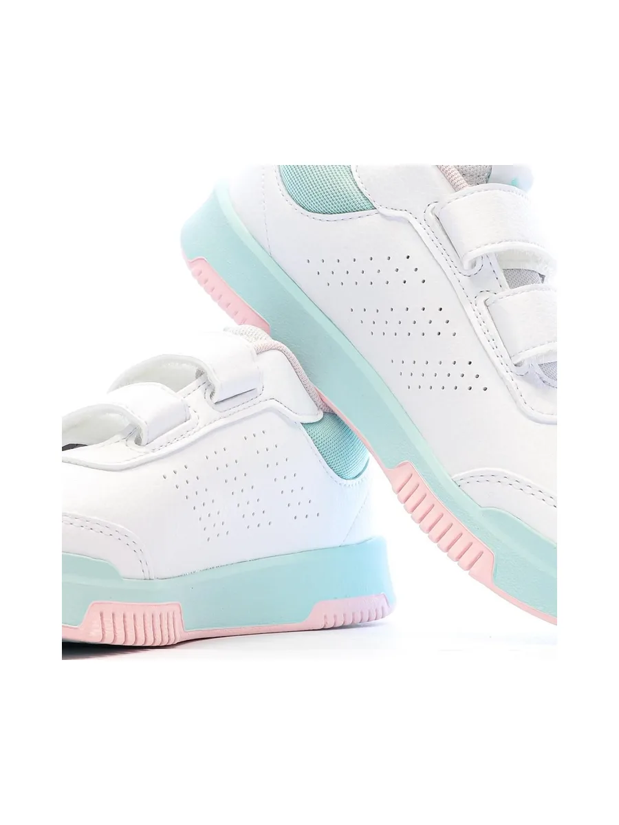 Baskets Blanche/Rose Fille Adidas Tensaur Sport 2.0 8