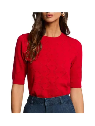 Pull Rouge Femme Morgan MIKA 1