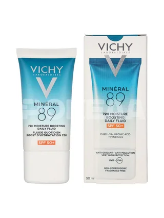Vichy Mineral 89 72H Moisture Boosting Daily Fluid SPF50+ 50ml - Fragrance Free 1