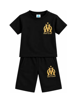 Ensemble Noir/Doré Garçon Olympique de Marseille G23021 1