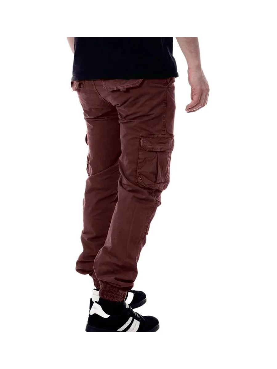 Pantalon Cargo Bordeaux Homme Paname Brothers Carlos 3