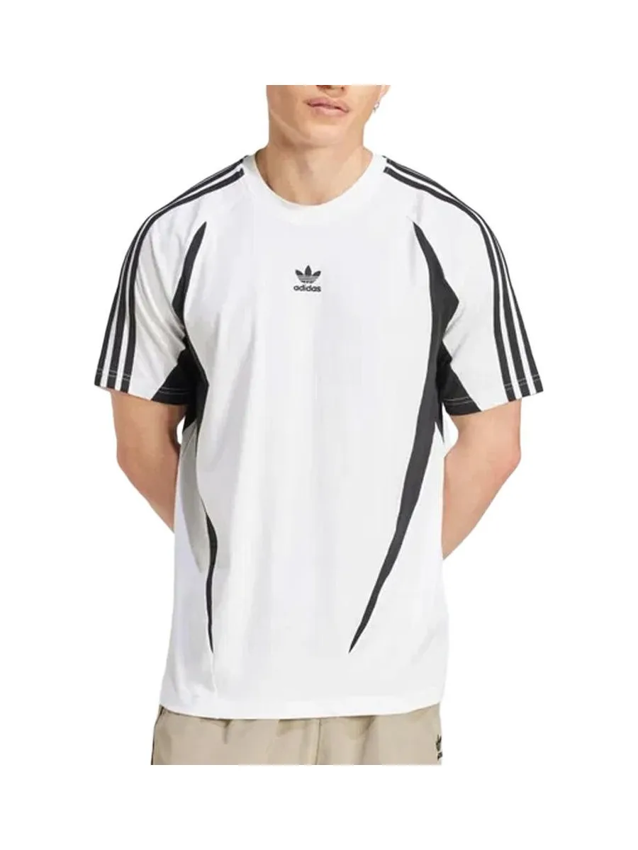 T-Shirt Blanc/Noir Homme Adidas Archive 2
