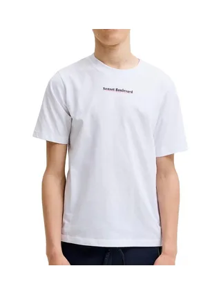 T-Shirt Blanc Garçon Jack & Jones Jjcity 1