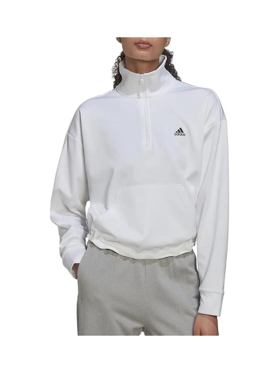 Sweat Blanc Femme Adidas HI3377 2