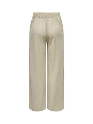 Pantalon Fluide Beige Femme JDY Geggo 2