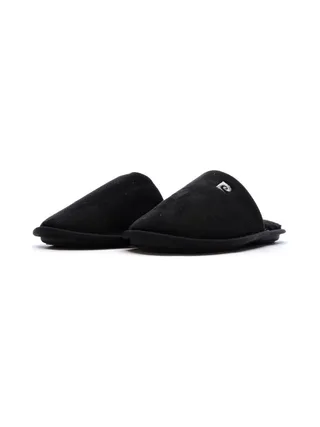 Chaussons Noir Homme Pierre Cardin Bouclettes 4