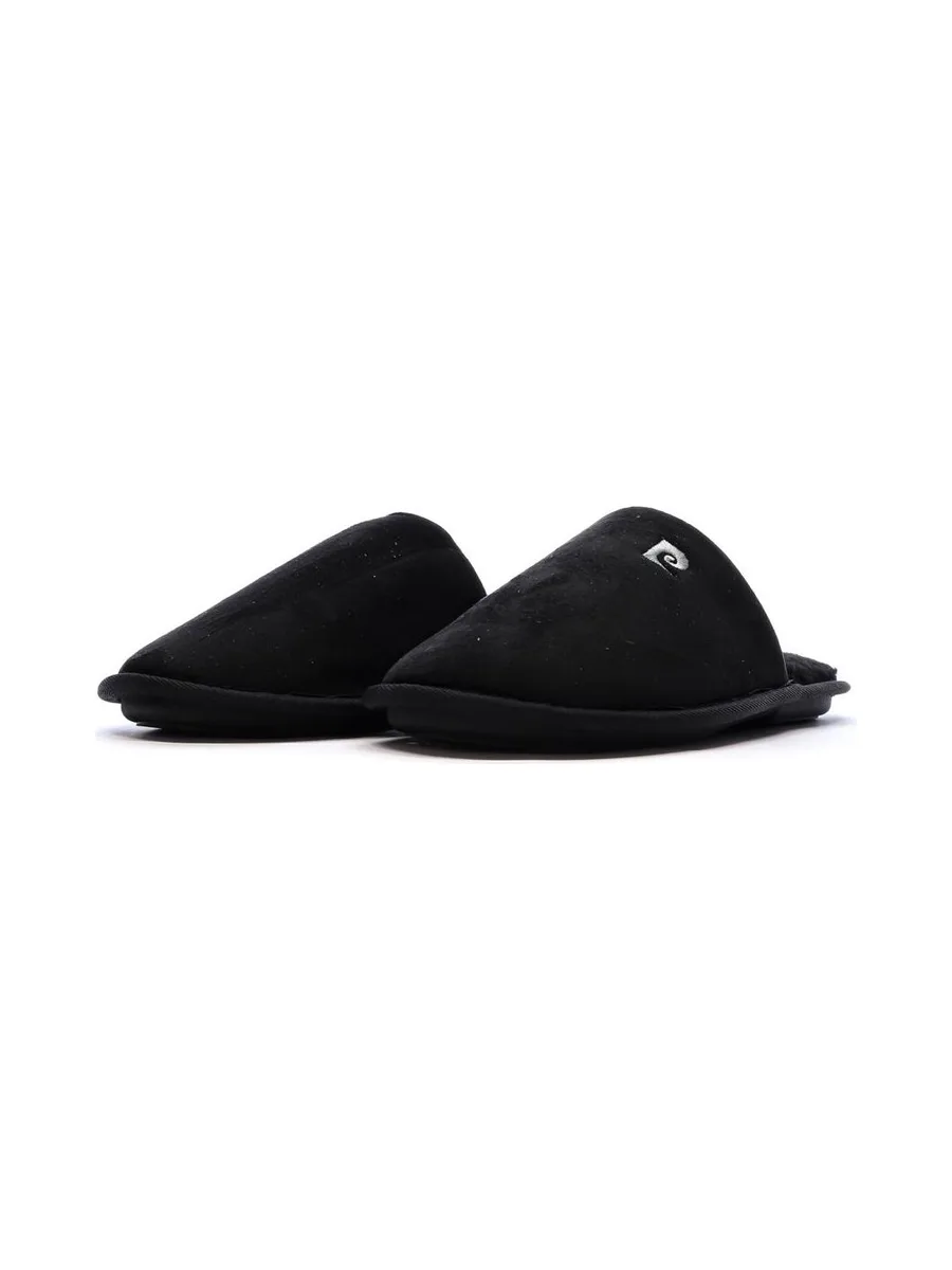 Chaussons Noir Homme Pierre Cardin Bouclettes 5