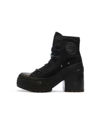 Baskets Noires Femme Converse Chuck 70 De Luxe Heel 1