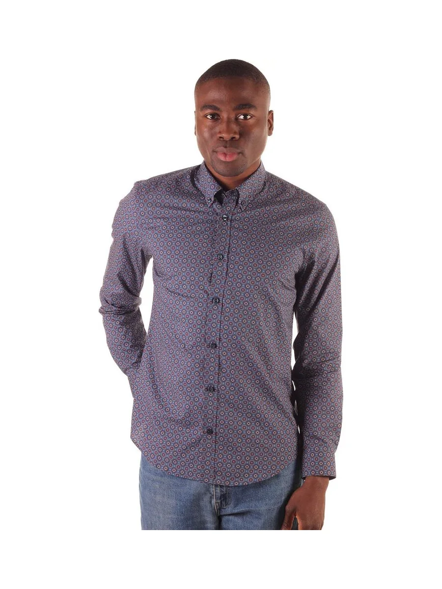 Chemise BEN SHERMAN à manches longues et imprimé mini foulard 7