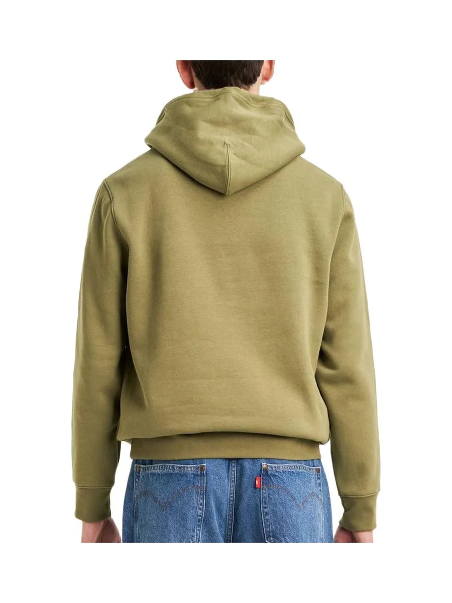 Sweat à Capuche Kaki/Rouge Homme Levi's Fleece 3