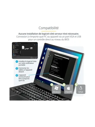 KVM Console to USB Laptop Crash Cart 11