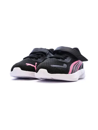 Baskets Noir/Rose Fille Puma Pounce Ac+ 6