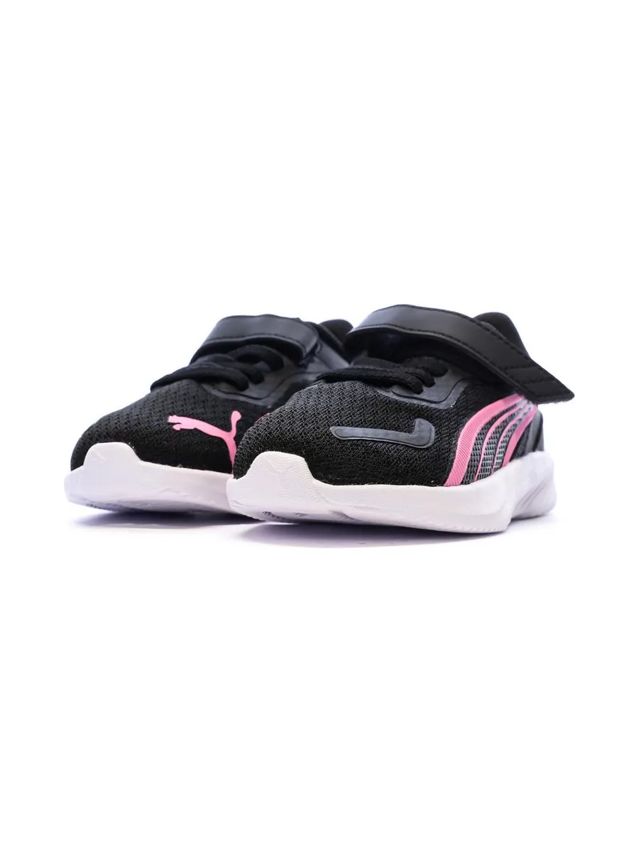 Baskets Noir/Rose Fille Puma Pounce Ac+ 7