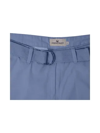 Short Bleu Homme American College Chino 3
