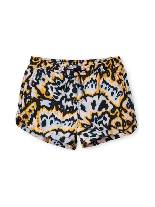 Short Orange/Noir/Bleu Fille O'Neill Aop Beach 1