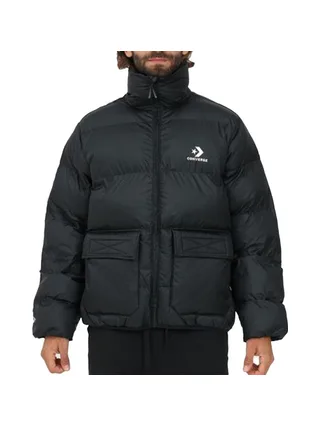 Doudoune Noir Homme Converse Patch Pocket 1