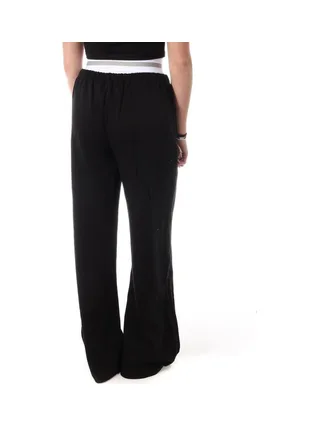 Pantalon Fluide Noir Femme Monday Premium 3256 2