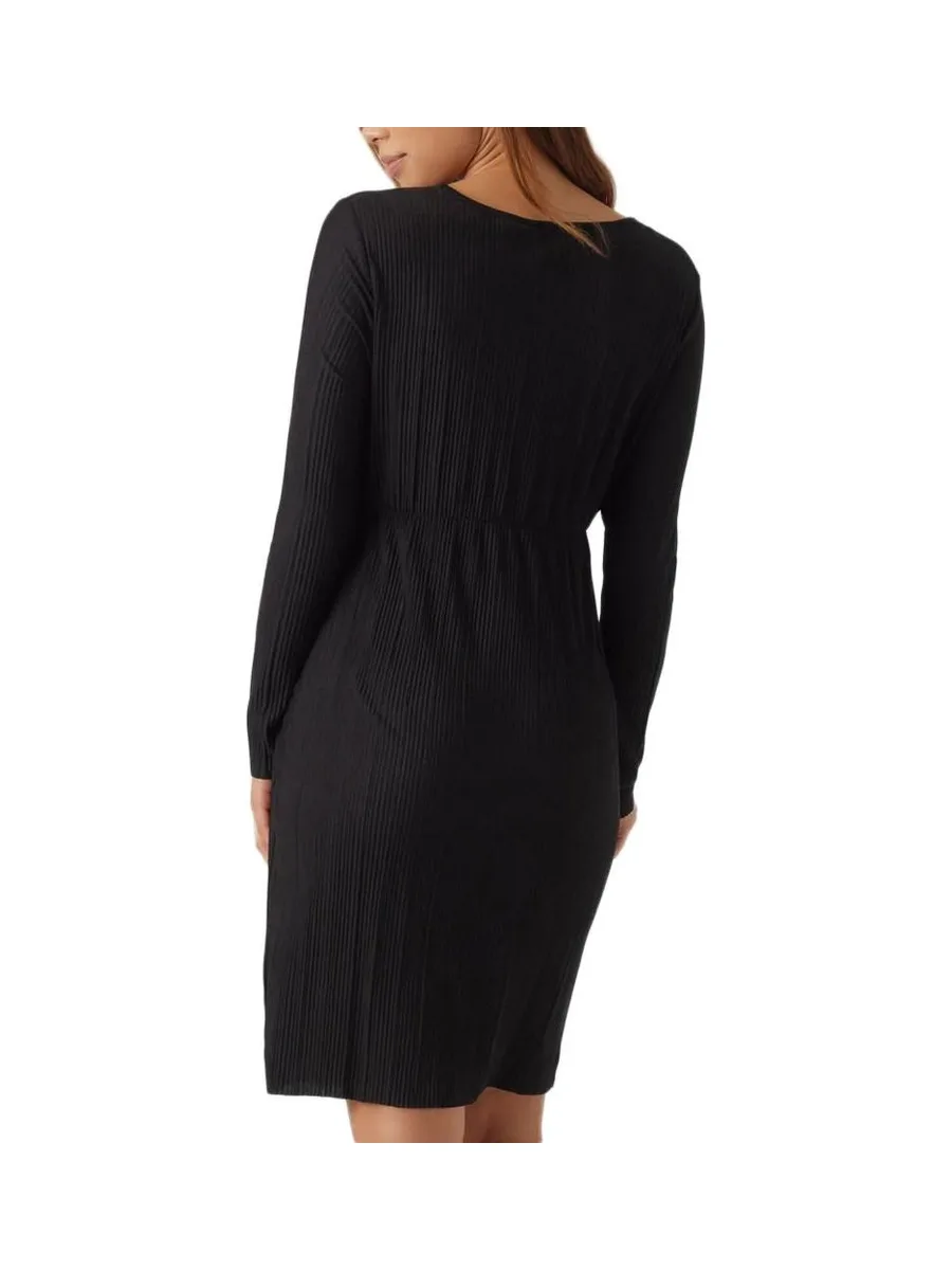 Robe Noir Femme Vero Moda Maternity Cira 3
