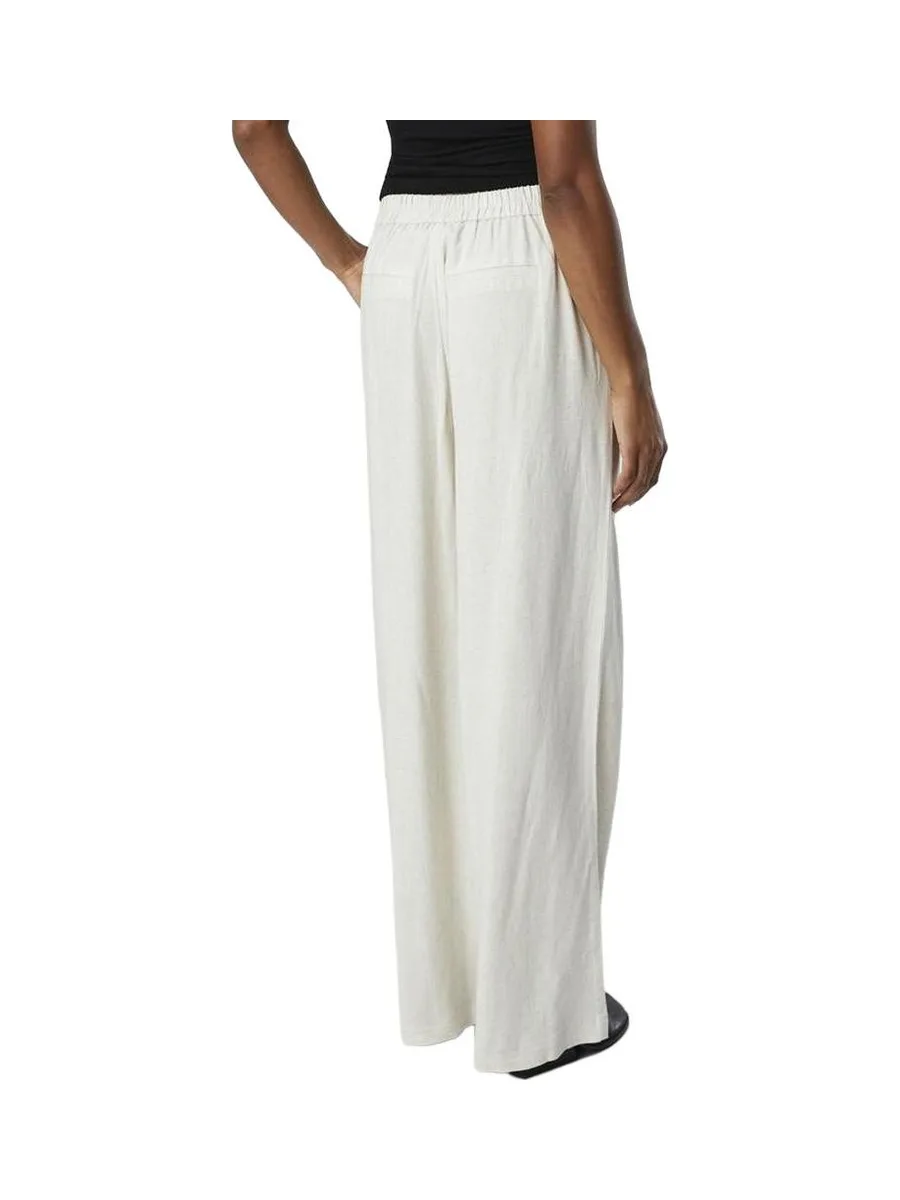Pantalon fluide Beige Clair Femme Vero Moda Aline 3