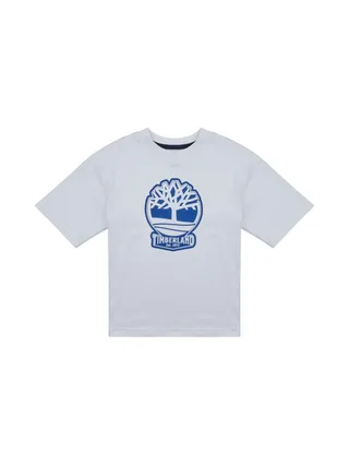 T-Shirt Bleu Clair Garçon Timberland T60422 1