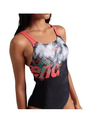 Maillot de bain Noir Fille Arena Splash Point 1