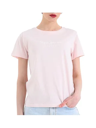 T-Shirt Rose clair Femme Pepe jeans Pjl L 1