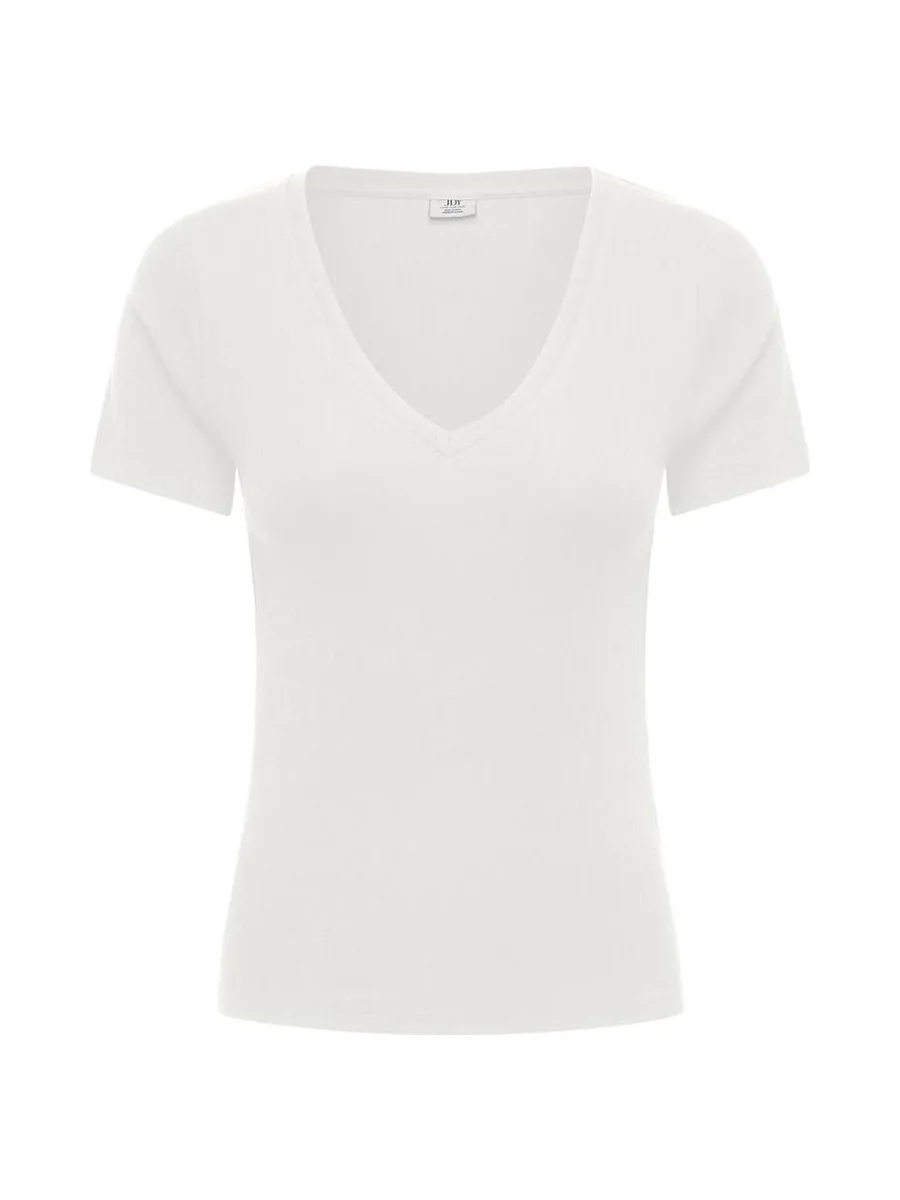 T-shirt Blanc Femme JDY Vaya 15378833 1