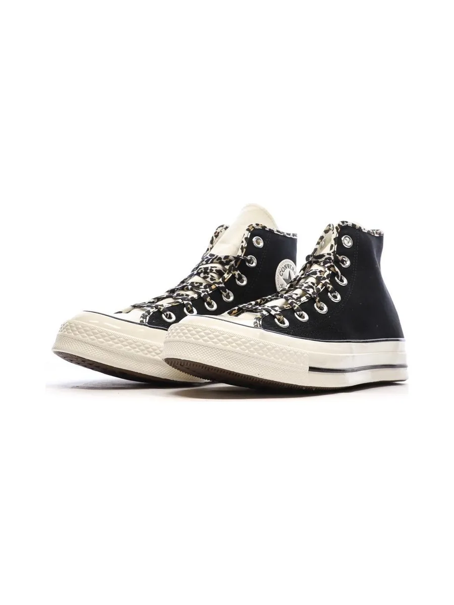 Baskets Noires Léopard Femme Converse Chuck 70 7