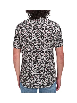 Chemisette Manches Courtes Noir/Beige Homme Teddy Smith Arlric 2