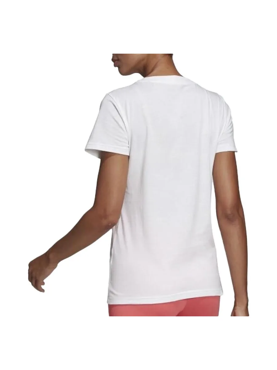 T-Shirt Blanc Femme Adidas DU0629 3