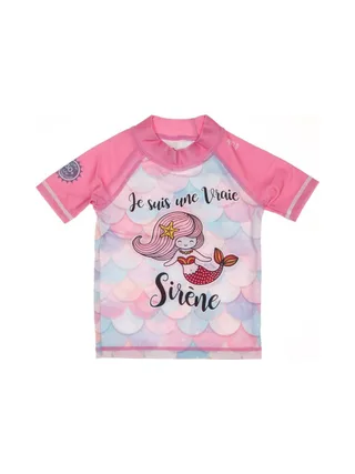 Lycra anti UV Rose Fille Arclo Sirene 1