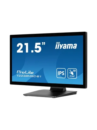 21.5" Bonded PCAP Bezel Free 10P Touch w 5